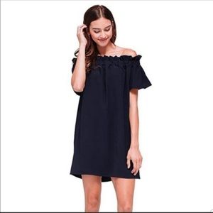 Pleoine Anthropologie Black Off The Shoulder Dress S/P